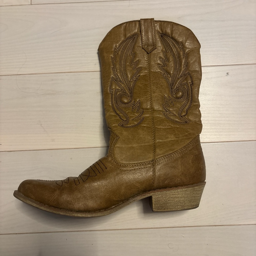 Coconuts by Matisse Brown Heeled Boots - Picture 2 of 5